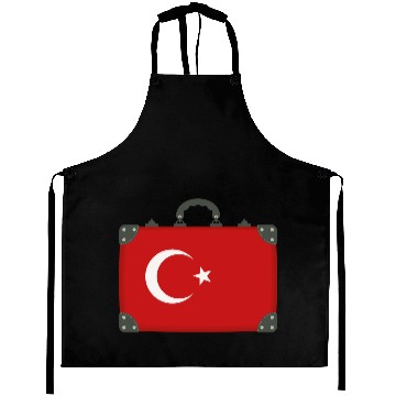 Discover Flag Turkey Suitcase Aprons