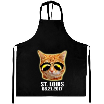 Discover Total Solar Cat Eclipse St Louis 21.08.2017 Aprons