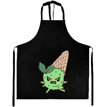 Discover Very Grumpy Mint Chocolate Chip Ice Cream Aprons