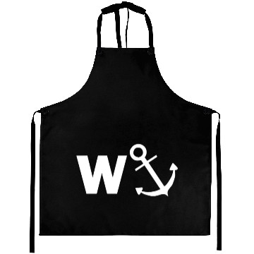 Discover W Anchor Funny Pub joke Aprons