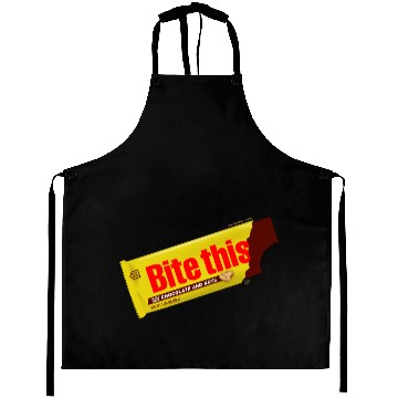 Discover Bite this (candy bar) Aprons