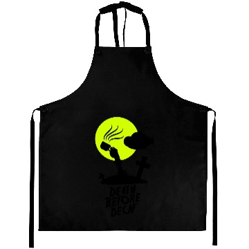 Discover Death Before Decaf Aprons
