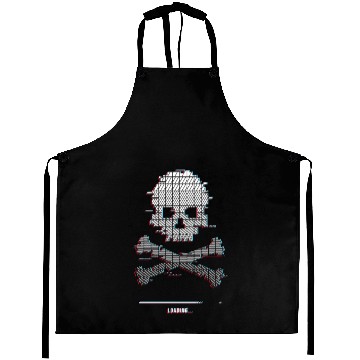 Discover Game over loading 3d glitch Aprons