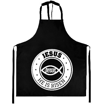 Discover JESUS HE IS RISEN Aprons