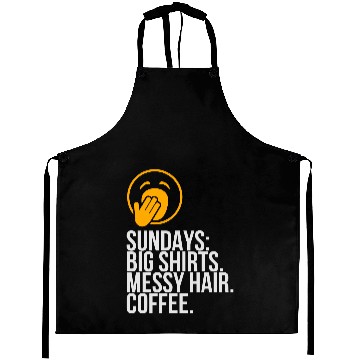 Discover Sundays: Oversized Aprons. Messy Hair. Coffee.