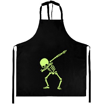 Discover Dabbing Skeleton Dab Hip Hop Skull Dab Glow Effect Aprons