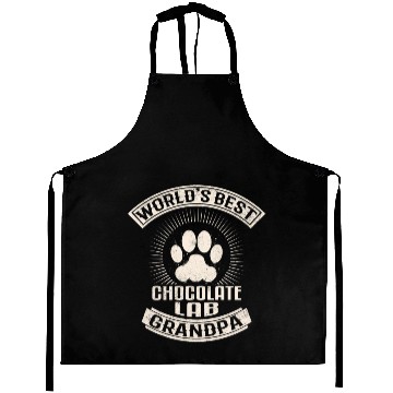 Discover World's Best Chocolate Lab Grandpa Aprons