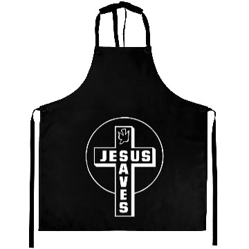 Discover JESUS SAVES Aprons