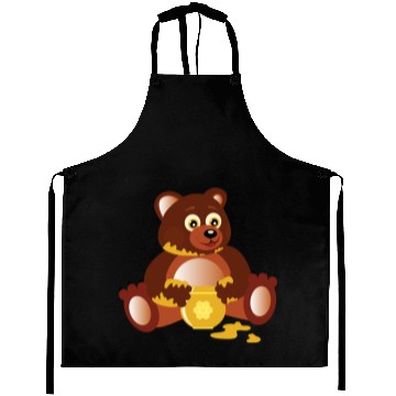 Discover wild bear polar teddy bears brown grizzly panda ba Aprons