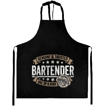 Discover Bartender Gift Trusted Profession Job Aprons