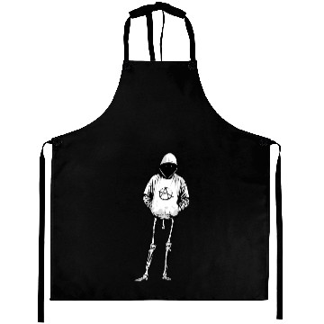 Discover Halloween Aprons Skeleton Bones Bat Wings