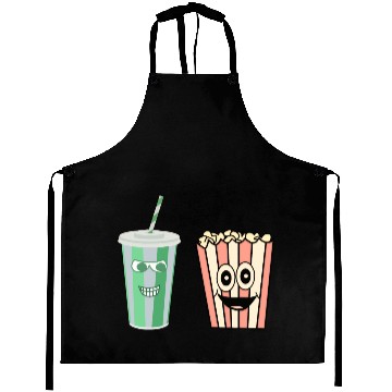 Discover popcorn and soda Aprons