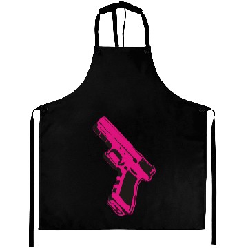 Discover Pink gun Aprons