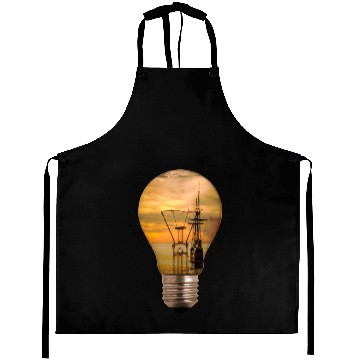 Discover ship boat canoe sailboat submarine yacht anchor241 Aprons