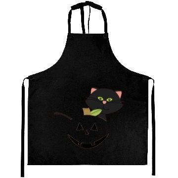 Discover Halloween Jack-O'-Lantern Aprons with Boo