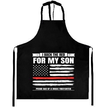 Discover Thin Red Line Son Firefighter Support Aprons