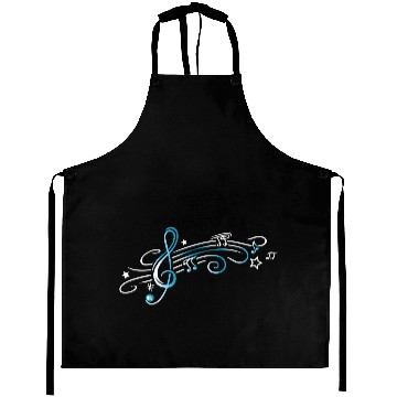 Discover Treble Clef with Stars and Notes Aprons