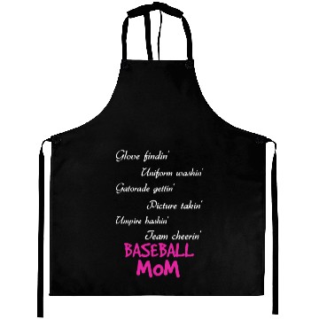 Discover Baseball Mom Aprons