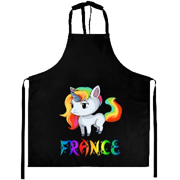Discover France Unicorn Aprons