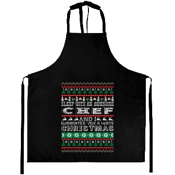 Discover Sleep With Awesome Chef White Christmas Aprons