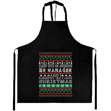 Discover Sleep With Awesome HR Manager White Christmas Aprons
