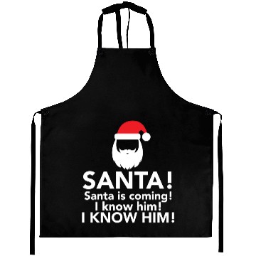 Discover santa, i know him Aprons