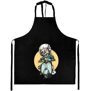 Discover skel biker Aprons