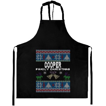 Discover Ugly Cooper Christmas Family Vacation Aprons