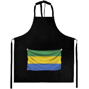 Discover flag gabon Aprons