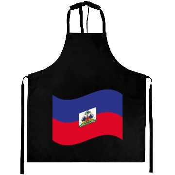 Discover flag haiti Aprons