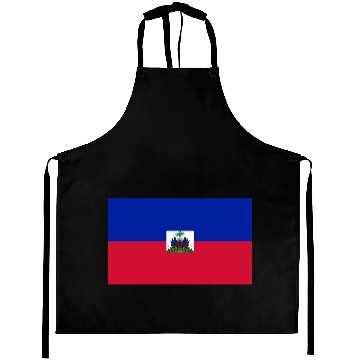 Discover flag haiti Aprons