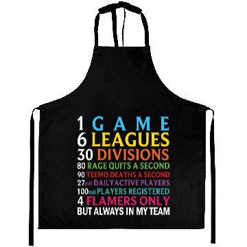 Discover League of Legends troll rage quit and flamers Aprons