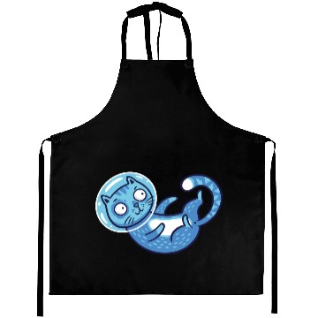 Discover Space cat Aprons