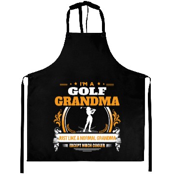 Discover Golf Grandma Aprons Gift Idea