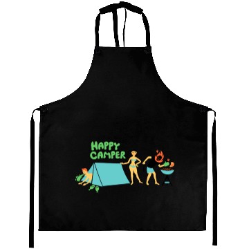 Discover Happy Camper Aprons