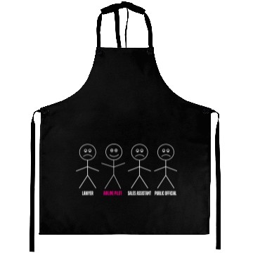 Discover Airline pilot enjoy the job gift Aprons