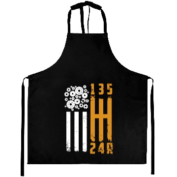 Discover Muscle Car Mechanic Mug Aprons