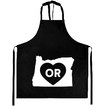 Discover I Love Oregon State White Aprons