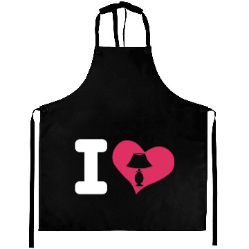 Discover I Love Lamp Aprons