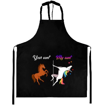 Discover Your aunt my aunt Unicorn Aprons