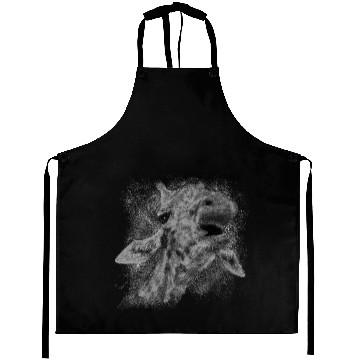 Discover Giraffe greeting you Aprons