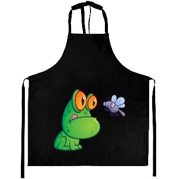 Discover Frog and Dragonfly Aprons