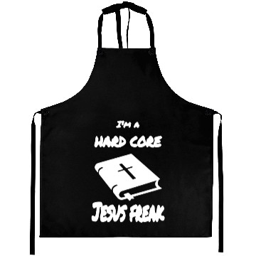 Discover Hard Core Jesus Freak Aprons