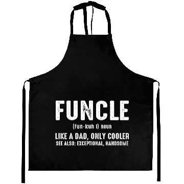 Discover Funny Gift For Uncle Funcle Definition Aprons