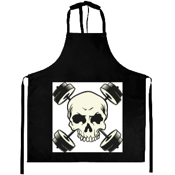 Discover skull gym Aprons