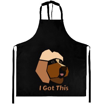 Discover "I Got This" Brown Dog Aprons
