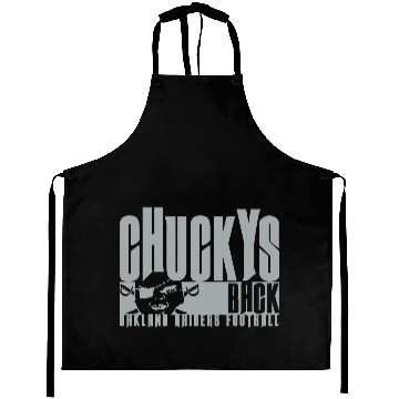 Discover Chucky Oakland silver Aprons
