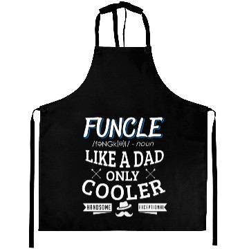 Discover Funcle Like A Dad Only Cooler Gift Aprons