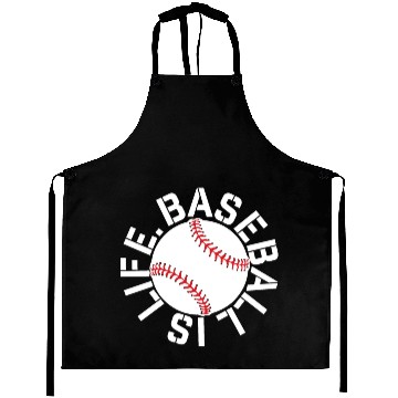 Discover Baseball is Life Aprons