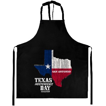 Discover TEXAS INDEPENDENCE DAY 1836 SAN ANTONIO TX Aprons